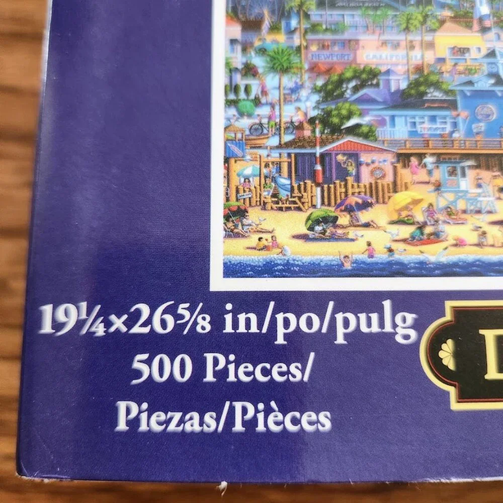 500 Piece Jigsaw Puzzle Dowdle Southern California Map Decor Toy Game Tabletop
